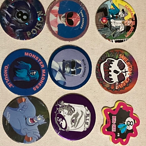 Rad vintage pog milk cap set - Picture 4 of 6
